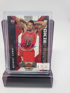 2009 Panini Threads #15 James Johnson Auto 35/50 Rookie Basketball
