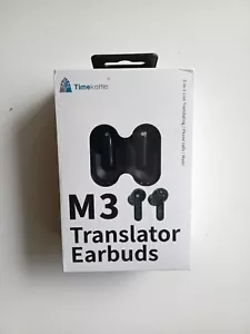 Timekettle M3 Language Translator Earbuds, Two-Way Translator Device Black - Picture 1 of 2