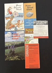 Lot PRINCE EDWARD ISLAND Canada VTG maps & brochures PEI - Imagen 1 de 4