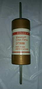 GOULD SHAWMUT ONE TIME FUSE OT600 - Picture 1 of 3