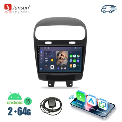 64G Für Dodge Journey Fiat Freemont 2012 Android 13 Autoradio CarPlay GPS Nav - Bild 1 von 4