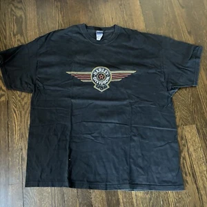 VINTAGE Y2K HARLEY DAVIDSON T-SHIRT GR. 3XL Hanes Atlantic City Wings - Bild 1 von 12