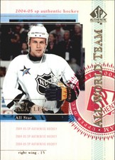 2004-05 SP Authentic Hockey #98 Dany Heatley All World Star Team