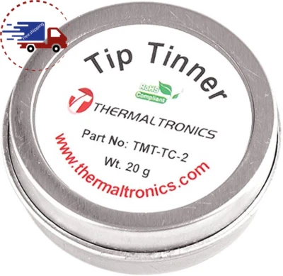 Lead Free Tip Tinner Soldering Iron Tips Container Cleaner Solder Residue NEW - Image 1 of 4