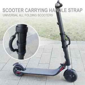 Maniglia Portatile Scooter Elettrico Cinghie Trasporto Manuale Skateboard Nylon ABS - Foto 1 di 4