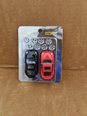 Zip Zaps Porsche 911 Turbo Red Black Micro RC Body Kit German Imports Body Kit - Image 1 of 2