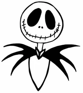 Vinyl Decal- Jack Skellington Nightmare (Pick Size & Color) Car Truck Sticker - Picture 1 of 2