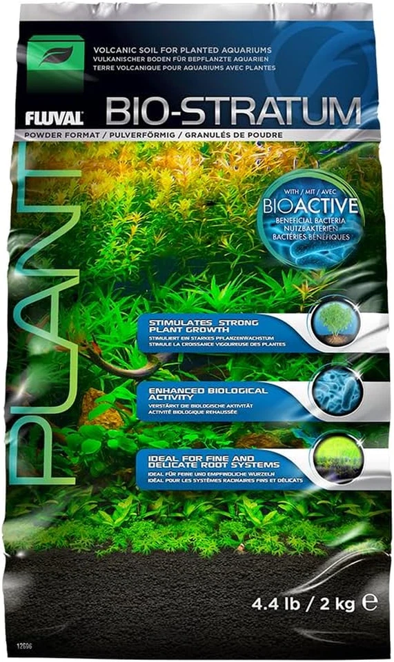 Fluval 12696 Natural Mineral-Rich Volcanic Soil Bio Stratum for Planted Tanks