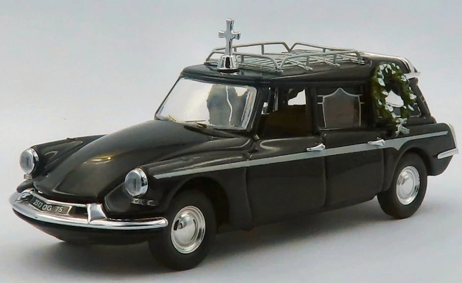 CITROEN BREAK CARRO FUNEBRE + BARA/ FUNERAL CAR COFFIN 1963 1:43 4678P rio model - Immagine 1 di 1