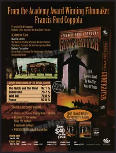 GUNFIGHTER__Original 1999 Trade Print AD/ANUNCIO__Robert Carradine_Martin Sheen - Imagen 1 de 1