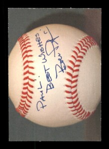 Custom Card - Bobby Pfeil - On Card Autograph