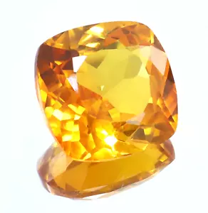 Piedra preciosa suelta zafiro naranja fuego naranja de Ceilán 13,25 quilates con certificación natural - Imagen 1 de 5