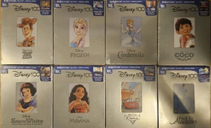 Pick & Choose SEALED Lot of 8 Disney 100 4K Steelbooks Frozen Snow White Coco - Picture 1 of 17