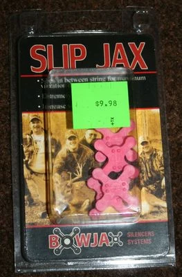 BowJax Slip Jax string silencer 1040 pink new 4 pack 19 grain - Image 1 of 3
