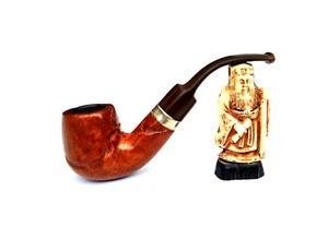 PIPA VINTAGE SHALOM ISRAEL RUVIDA INTAGLIATA PIEGATA BILIARDO TENUTA - Foto 1 di 12