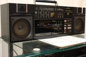 MITSUBISHI TX-L50 CAMBIADOR 5 GRABADORA DE CASETE ECUALIZADOR GHETTOBLASTER BOOMBOX - Imagen 1 de 23