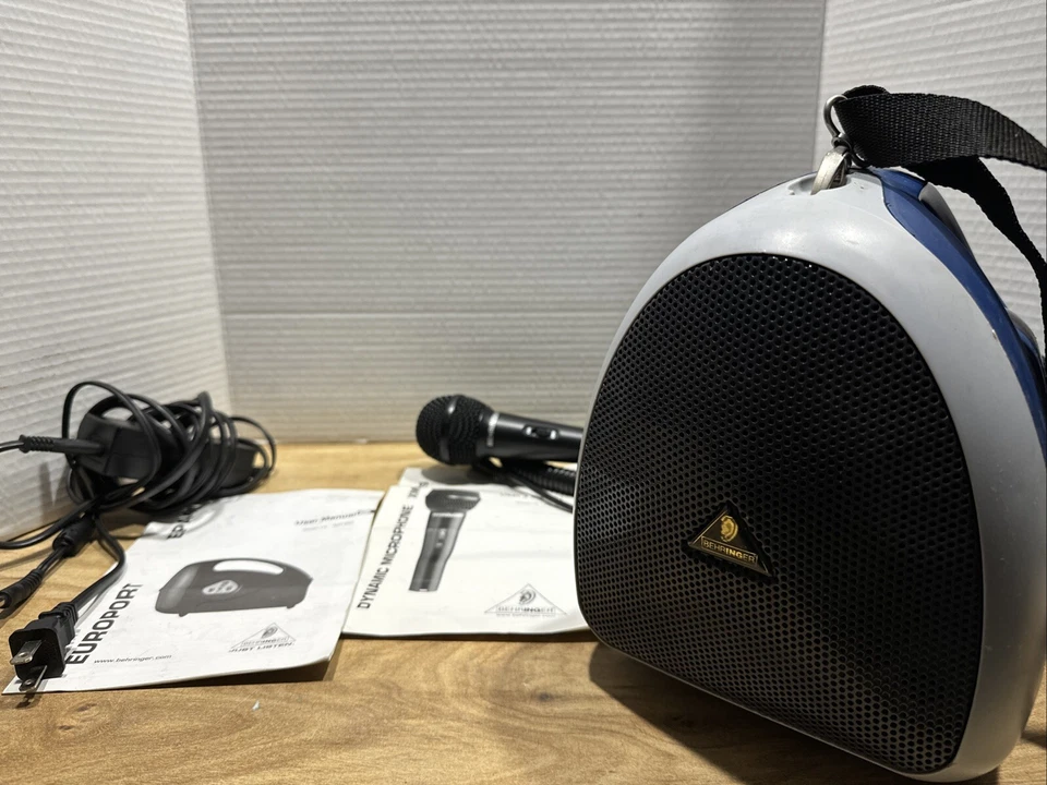 Speaker Behringer EPA40 Handheld PA System DC In 18V, 3A With Microphone TESTED - Image 1 of 4