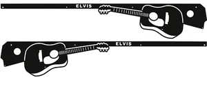 Elvis Pinball Side Rails Armor (stern) mod 2274 - Picture 1 of 4