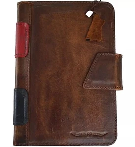 Genuine Leather Case fo Apple iPad mini 4 5 6 7 cover Handmade Book 7th 2024 - Picture 1 of 6