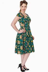 Banned Dancing Days Tropical Holiday Dress 2XL-4XL - Picture 1 of 8