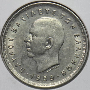 Greece 1959 10 Drachma 151742 combine shipping - Picture 1 of 2