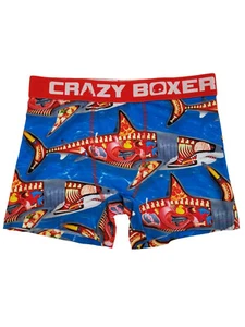 Mens Shark Week Shark Anatomy Novelty Underwear Boxer Briefs - Picture 1 of 1
