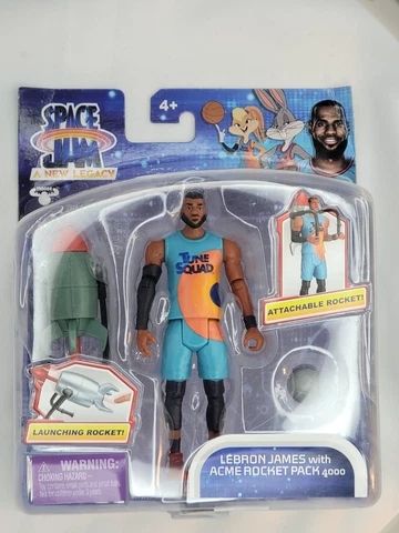 2021 SPACE JAM A NEW LEGACY 5" Lebron James With Acme Rocket Pack 4000 Cover