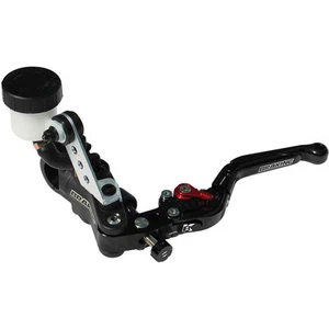 POMPA FRIZIONE RADIALE BRAKING ALLUMINIO ERGAL 16 CON LEVA NERA SNODABILE - Imagen 1 de 1