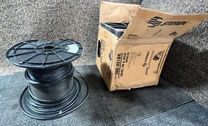 STEREN DIGITAL COAXIAL CABLE COAX 200-931BK RG6-U BLACK 18 AWG 1000 FT - Picture 1 of 9