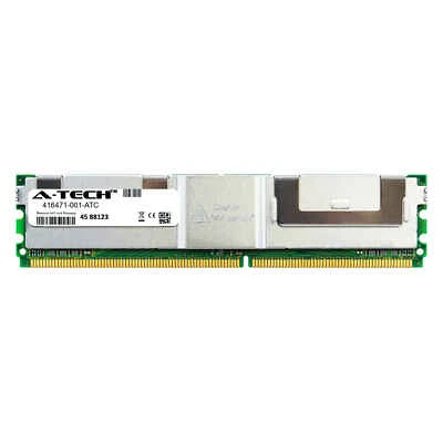 Memoria RAM de servidor 1 GB DDR2 PC2-5300F 667 MHz FBDIMM (equivalente a HP 416471-001) Foto 1 de 2
