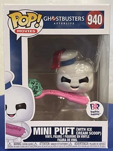 Funko Pop Ghostbusters MINI PUFT w/ ICE CREAM SCOOP 940 Baskin Robbins Exclusive - Picture 1 of 8