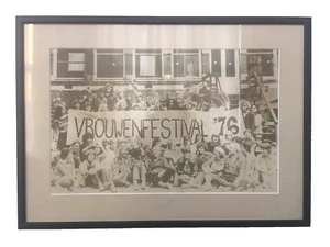 SELTENES NIEDERLANDE VROUWENFESTIVAL '76 FRAUENFESTIVAL POSTER 1976 Feminismus - Bild 1 von 11
