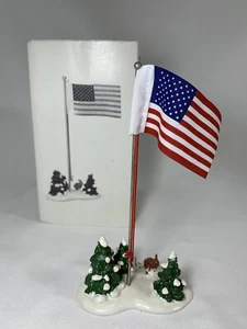 Dept 56 Village Collection - Flag Pole #5177-2 w/ Original Box - Picture 1 of 10