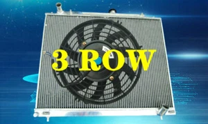 3 ROW Alu radiator+FAN For Pajero/Montero/Shogun NM NP NS NT 2.8 3.2 diesel V6 - Picture 1 of 6