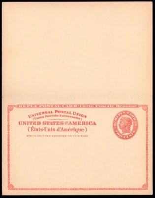 Liberty International Use Postal Card UY11 ,  2¢ - new card - Image 1 of 2