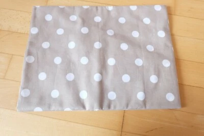 Polka Dot Stoff Cappuchinofarben - Bild 1 von 3