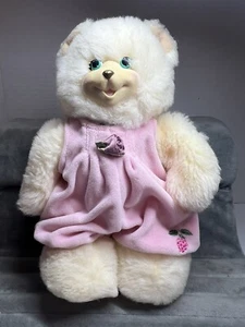 Muñeca de oso de juguetes peludos animales Fisher Price Ashleyberry 1998 de colección - Imagen 1 de 5