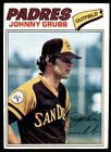 1977 Topps Johnny Grubb San Diego Padres #286