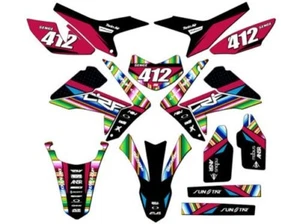 2012-2020 CRF 250 L SERAPE Black Senge Graphics Kit Compatible with Honda - Picture 1 of 10