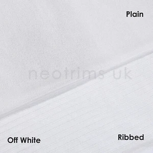 Ribbed Knit Fabric Jersey Stretch Material Plain and Rib Pattern to Mix & Match - Picture 1 of 70