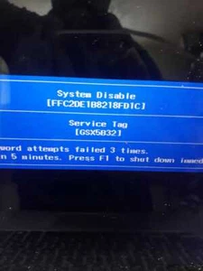 BIOS-Kennwort entsperren Dell Inspiron 15 3537, Dell Vostro 3560, Dell Inspiron m731r - Bild 1 von 2