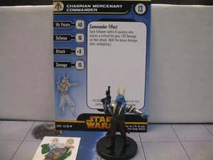 =Star Wars VENGANZA DE LOS SITH Comandante Mercenario Chagrian 43/60 con tarjeta = - Imagen 1 de 1