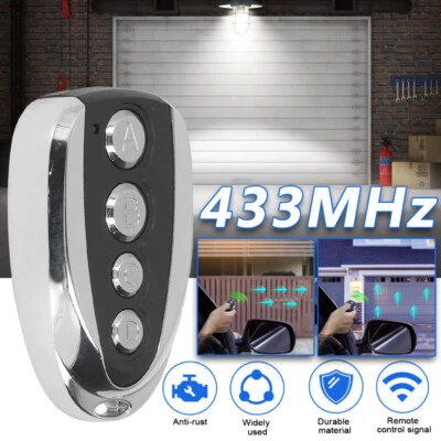 433MHz Funk Garagentor Fernbedienung Handsender Fernbedienung Garagentoröffner - Bild 1 von 4