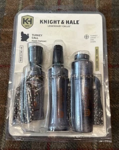 NEW Knight & Hale TEAM PINPOINT Turkey Call KH1680 3-PACK WOODPECKER CROW OWL - Picture 1 of 6