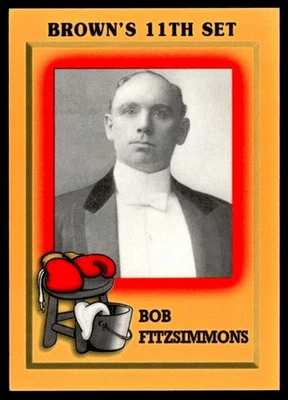1997 Browns Boxing Promo Bob Fitzsimmons - Image 1 of 2