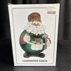 Department 56 Zimmermann Weihnachtsmann NOEL mollig rund Weihnachtsschmuck 7" Neu im Karton - Bild 1 von 7