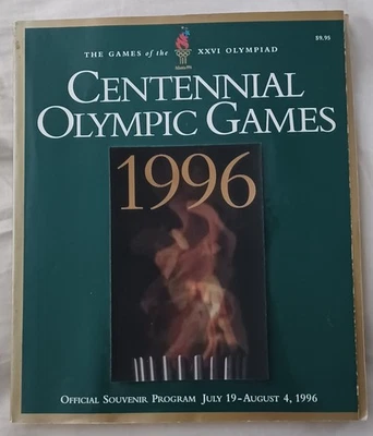 Holograma oficial de la antorcha olímpica del programa de recuerdo del centenario olímpico de Atlanta 1996 Foto 1 de 4