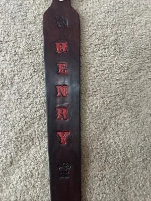 “Henry” Custom Leather Rife Sling Hand Tooled And Made in the USA - New For 2025 - Image 1 of 4