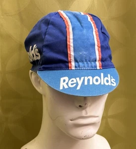 Cappello berretto ciclismo stile vintage REYNOLDS PAPEL ALUMIINIO MADE IN ITALY poli cotone - Foto 1 di 8