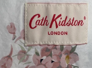 Pair Cath Kidston London Pembroke Rose 100% Cotton Percale 2 King Pillowcases - Picture 1 of 14